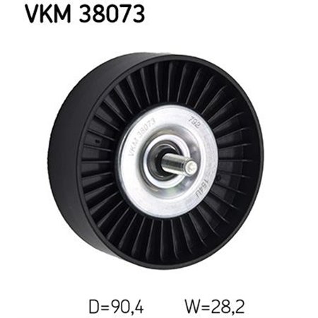 VKM 38073 Poly V-remskiva passar: MERCEDES C (CL203), CT MODELL (S203), C