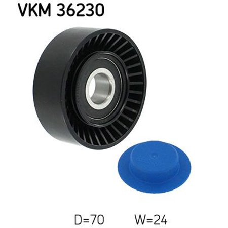 VKM 36230 Deflection/Guide Pulley, V-ribbed belt SKF