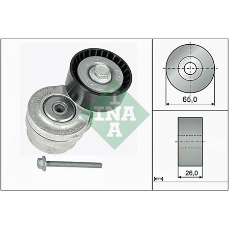 534 0101 20 Belt Tensioner, V-ribbed belt Schaeffler INA