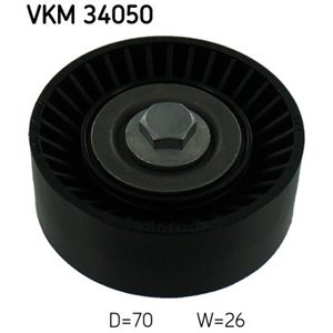 VKM 34050 Poly V belt pulley fits: VOLVO S80 II, V70 III; FORD FIESTA V, GA