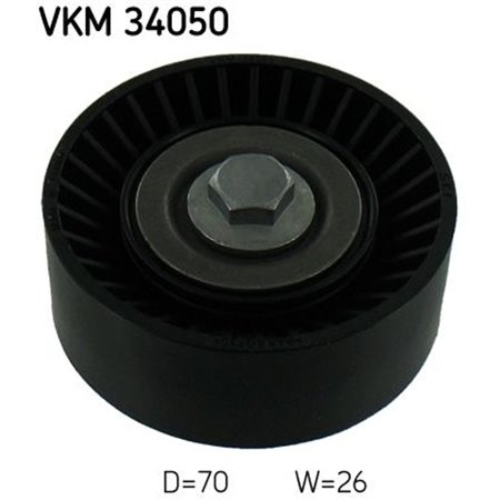 VKM 34050 Deflection/Guide Pulley, V-ribbed belt SKF