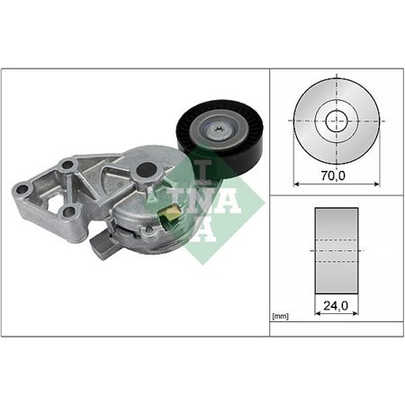 534 0132 30 Remspännare, v-ribbat bälte Schaeffler INA