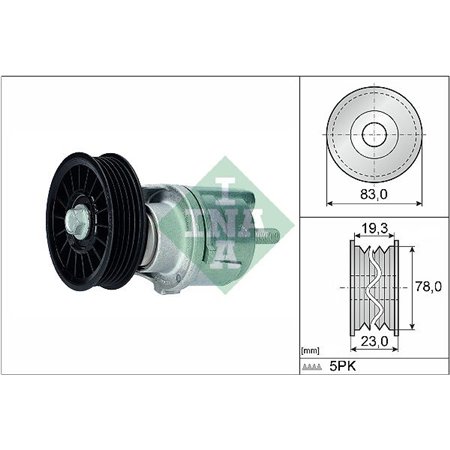 534 0185 10 Натяжитель ремня, клиновой зубча Schaeffler INA