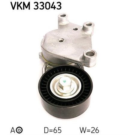 VKM 33043 Натяжной ролик, поликлиновой ремень SKF 