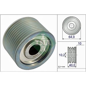 532 0662 10 Taipuma , ohjainpyörä, V-uurrettu vyö Schaeffler INA - Top1autovaruosad