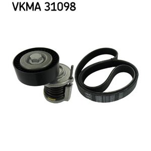 VKMA 31098 Kiilrihmade komplekt (rullidega) sobib: AUDI A1, A3, Q3, TT SEAT