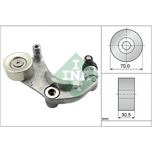 534 0316 10 Multi V belt tensioner fits: HONDA ACCORD VIII, CIVIC VIII, CROSS