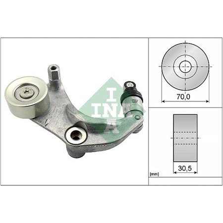 534 0316 10 Vyönkiristin, V-uurrettu vyö Schaeffler INA