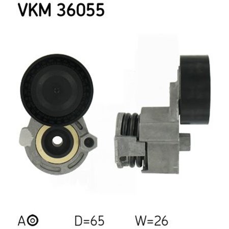 VKM 36055 Натяжной ролик, поликлиновой ремень SKF 
