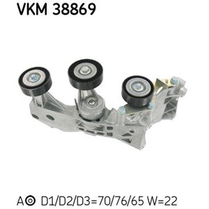 VKM 38869 Belt Tensioner, V-ribbed belt SKF - Top1autovaruosad