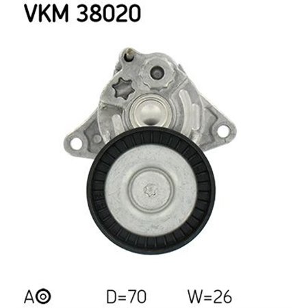 VKM 38020 Multi V-remssträckare passar: MERCEDES C (CL203), CT MODELL (S202)