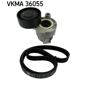 VKMA 36055 Kiilrihmade komplekt (rullidega) sobib: DACIA DOKKER, DOKKER EXPR