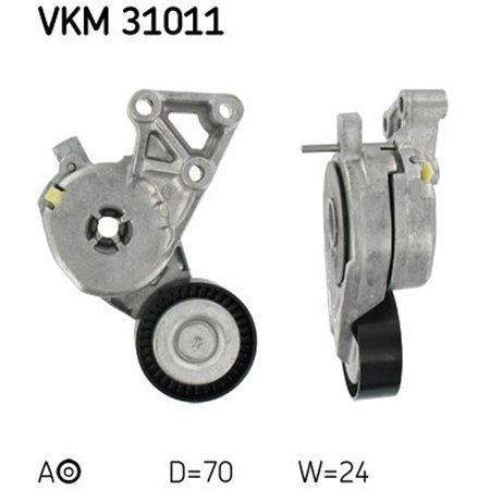 VKM 31011 Multi V belt tensioner fits: AUDI A3, TT SEAT ALHAMBRA, ALTEA, A