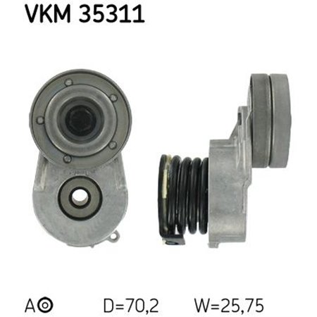 VKM 35311 Multi V belt tensioner fits: HONDA CIVIC VII OPEL ASTRA H, ASTRA