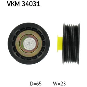 VKM 34031 Poly V belt pulley fits: FORD MONDEO III, TRANSIT; JAGUAR X TYPE 