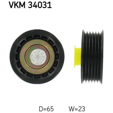 VKM 34031 Avböjning/Styrskiva, V-ribbat bälte SKF