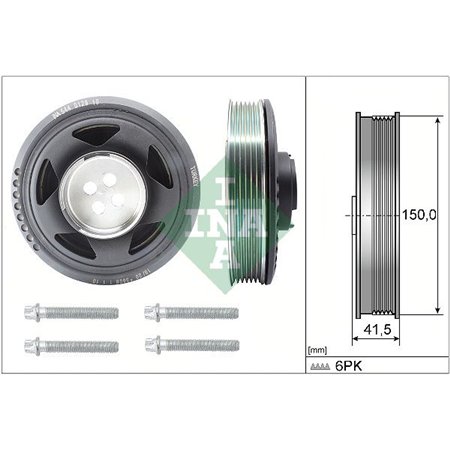 544 0129 20 Hihnapyöräsarja, kampiakseli Schaeffler INA