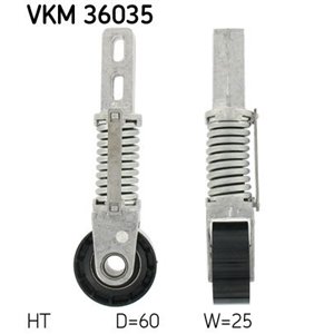 VKM 36035 Multi V belt tensioner fits: RENAULT ESPACE III, MEGANE I, MEGANE