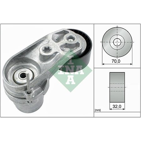 534 0433 10 Belt Tensioner, V-ribbed belt Schaeffler INA