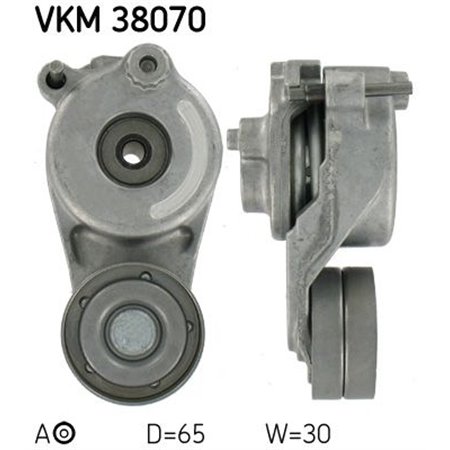 VKM 38070 Remspännare, v-ribbat bälte SKF