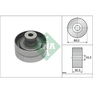 532 0910 10 Avböjning,Styrskiva, V-ribbat bälte Schaeffler INA - Top1autovaruosad