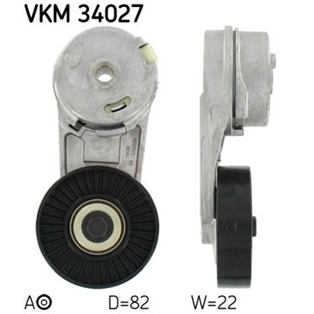 VKM 34027 Belt Tensioner, V-ribbed belt SKF