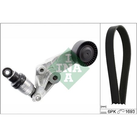 529 0474 10 V-Ribbat Bälte Set Schaeffler INA