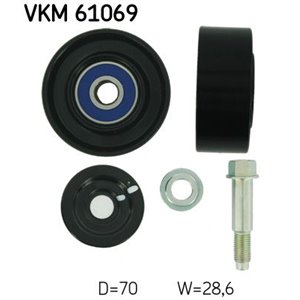 VKM 61069 Poly V belt pulley fits: TOYOTA DYNA, FORTUNER, HIACE / COMMUTER 