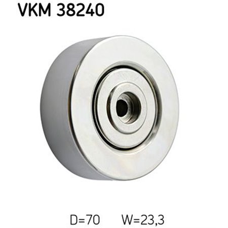 VKM 38240 Poly V belt pulley fits: BMW 3 (E46), 5 (E39), 7 (E38), X5 (E53)