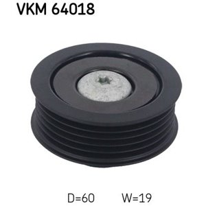 VKM 64018 Poly V belt pulley fits: HYUNDAI ACCENT III, ACCENT IV, ELANTRA I