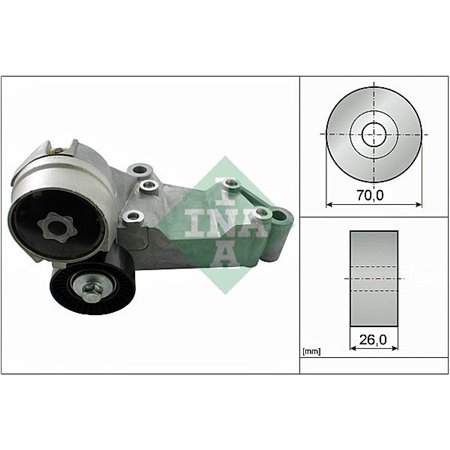 534 0146 10 Remspännare, v-ribbat bälte Schaeffler INA