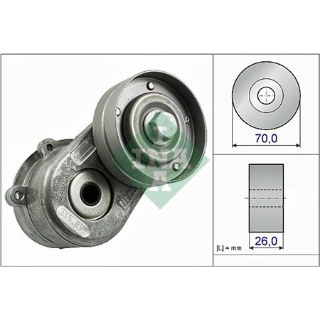 534 0448 10 Belt Tensioner, V-ribbed belt Schaeffler INA