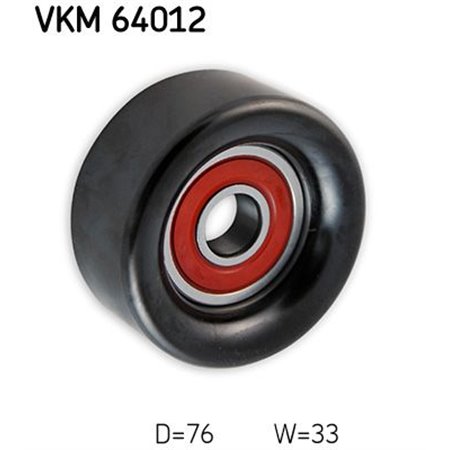 VKM 64012 Deflection/Guide Pulley, V-ribbed belt SKF