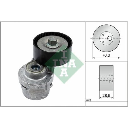 533 0061 20 Belt Tensioner, V-ribbed belt Schaeffler INA