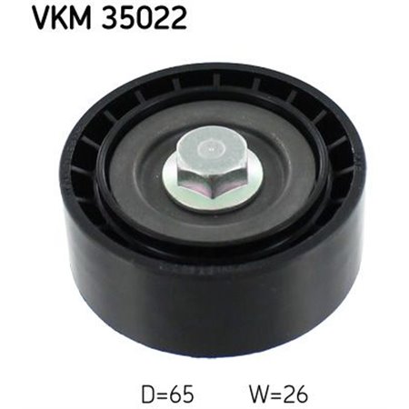 VKM 35022 Deflection/Guide Pulley, V-ribbed belt SKF
