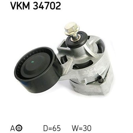 VKM 34702 Multi V belt tensioner fits: FORD TRANSIT 2.4D/3.2D 04.06 08.14