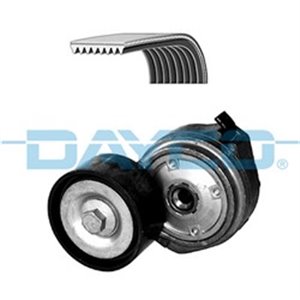 DAYKPV053HD Multi V belt set with tensioner fits: MAN LION S INTERCITY, LION´