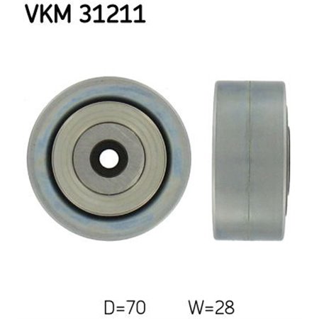VKM 31211 Deflection/Guide Pulley, V-ribbed belt SKF
