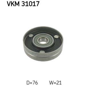 VKM 31017 Poly V belt pulley fits: AUDI A5, A6 ALLROAD C6, A6 C6, A8 D3, Q7