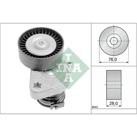 534 0081 30 Belt Tensioner, V-ribbed belt Schaeffler INA