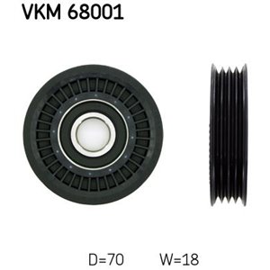 VKM 68001 Паразитный , ведущий ролик, поликлиновой ремень SKF - Top1autovaruosad