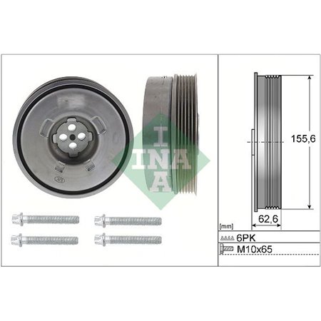 544 0501 20 Комплект ременных шкивов, коленчатый вал Schaeffler INA