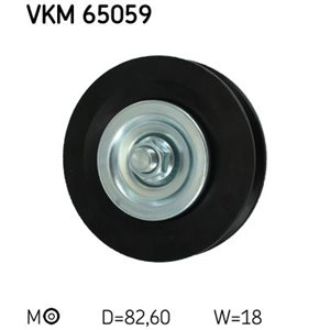 VKM 65059 V belt pulley fits: MITSUBISHI PAJERO III, PAJERO IV 3.2D 04.00 
