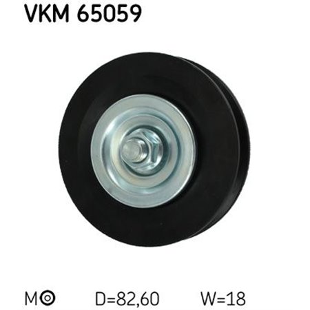 VKM 65059 Натяжной ролик, клиновой ремень SKF