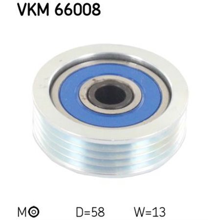 VKM 66008 Натяжной ролик, поликлиновой ремень SKF 