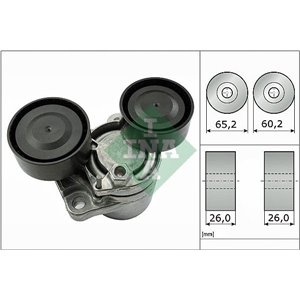 534 0505 10 Multi V belt tensioner fits: BMW 3 (E90), 3 (E91), 3 (E92), 3 (E9
