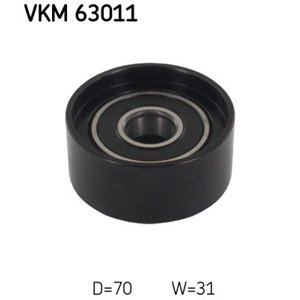 VKM 63011 Poly V belt pulley fits: HONDA ACCORD VII, ACCORD VIII, CR V II, 