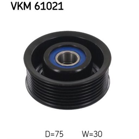 VKM 61021 Deflection/Guide Pulley, V-ribbed belt SKF