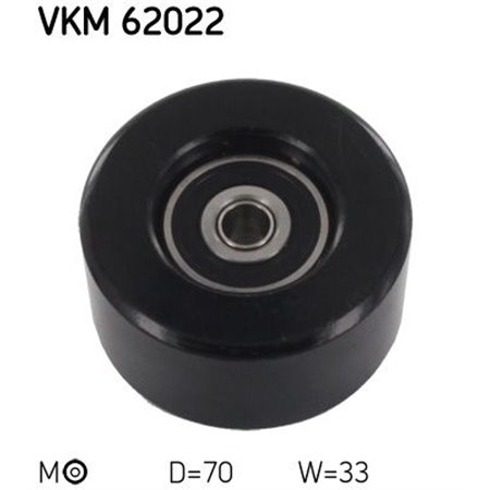 VKM 62022 Натяжитель ремня, клиновой зубча SKF
