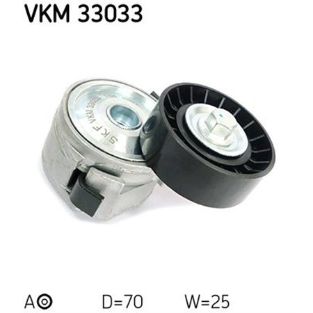 VKM 33033 Натяжной ролик, поликлиновой ремень SKF 
